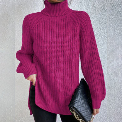 Women’s Split Turtleneck Pullover