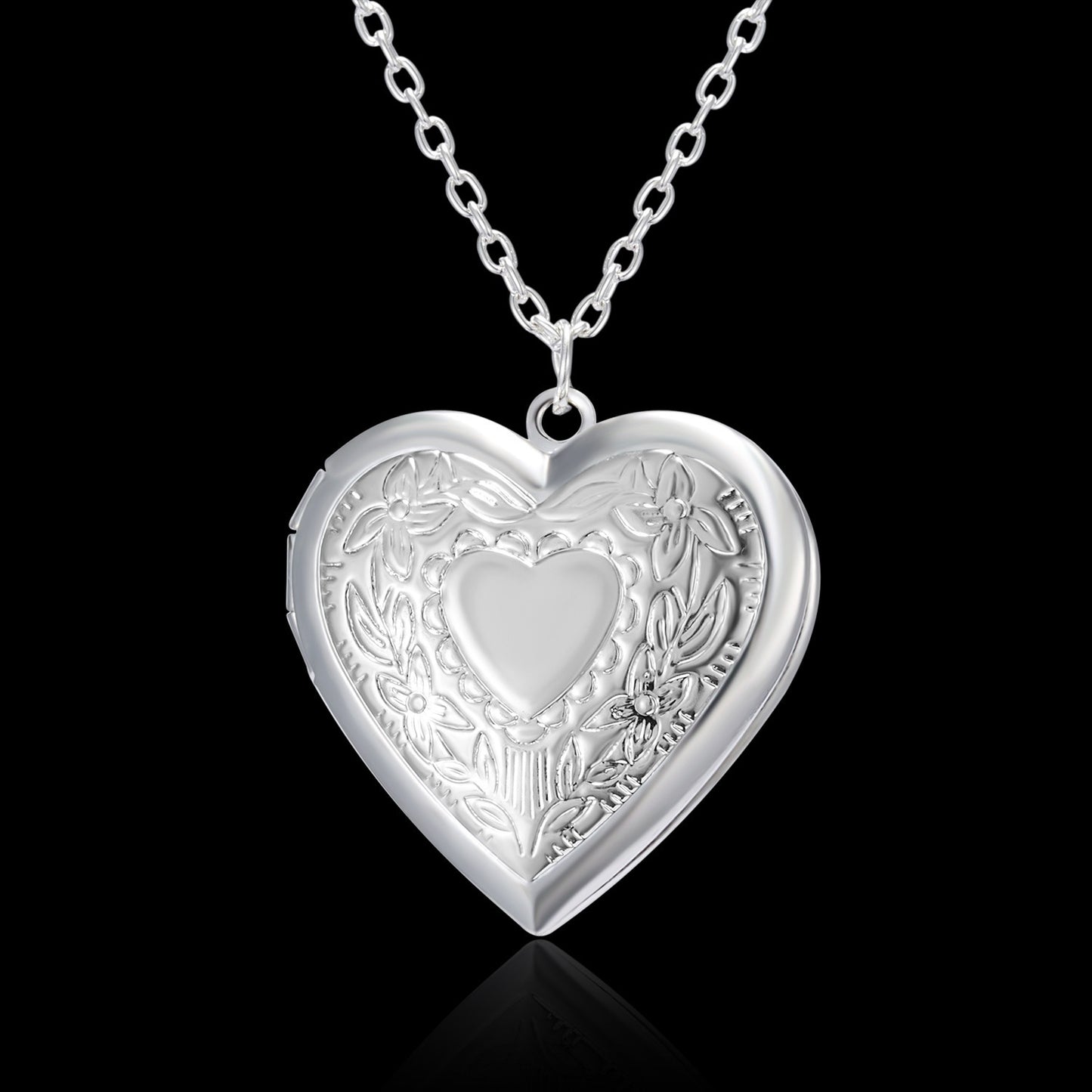 Personalized Heart Photo Necklace
