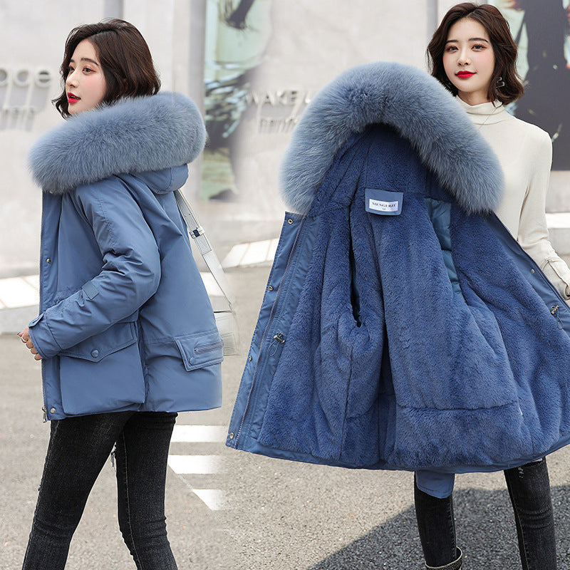Plus Size Winter Fur Jacket