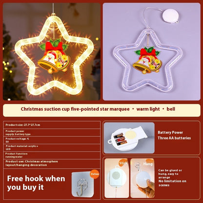 LED Christmas Star Pendant Decoration