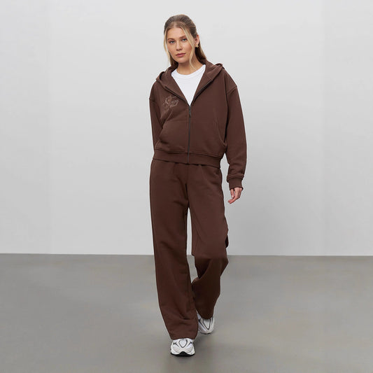 Women's Zipper Sweater Suit Leisure Sports
