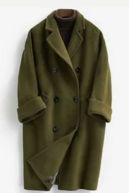 Double-Faced Long Wool Coat