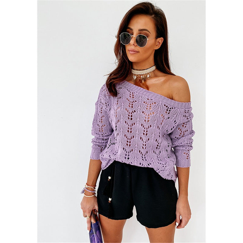 Women’s Hollow Knit Top