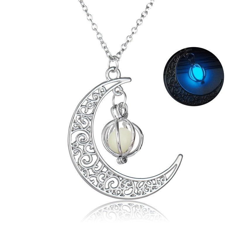 Luminous Moon Stone Healing Necklace