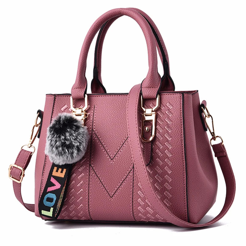 Women’s Embroidery Leather Handbag