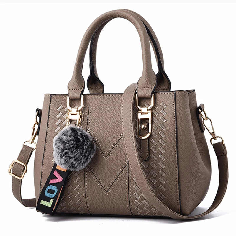 Women’s Embroidery Leather Handbag