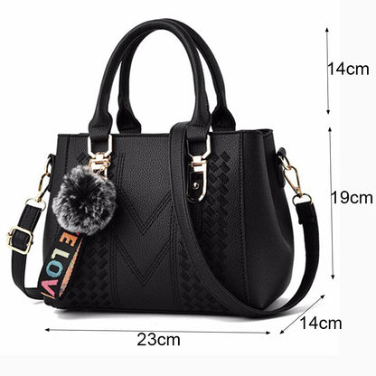 Women’s Embroidery Leather Handbag