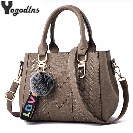 Women’s Embroidery Leather Handbag