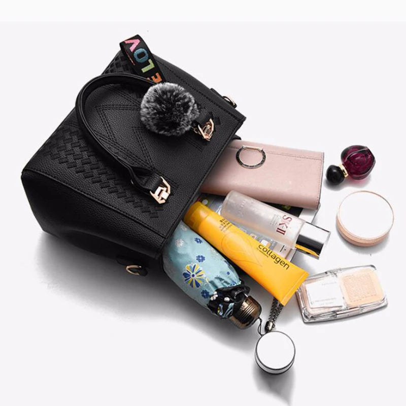 Women’s Embroidery Leather Handbag