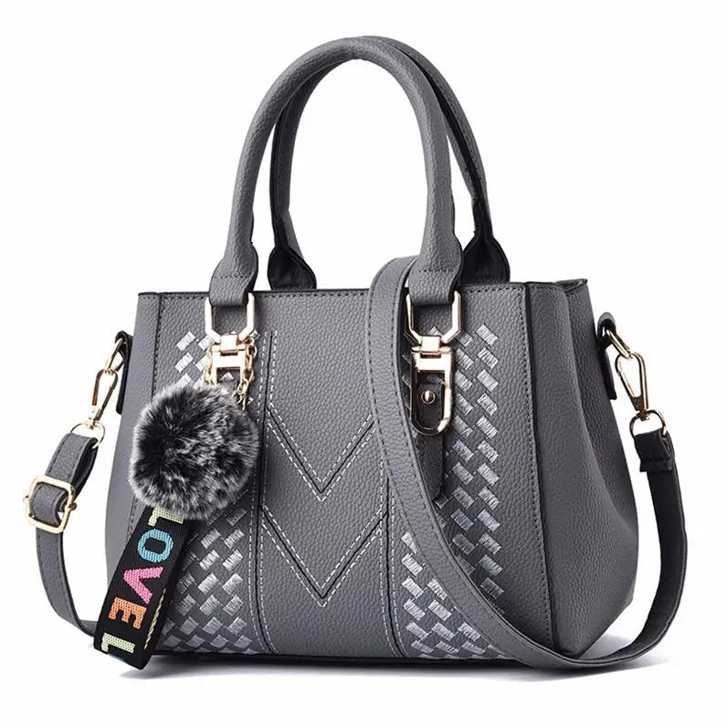 Women’s Embroidery Leather Handbag