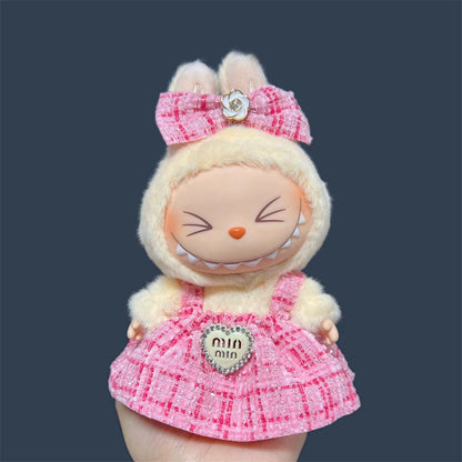 17cm Cute Labubu Doll Clothes