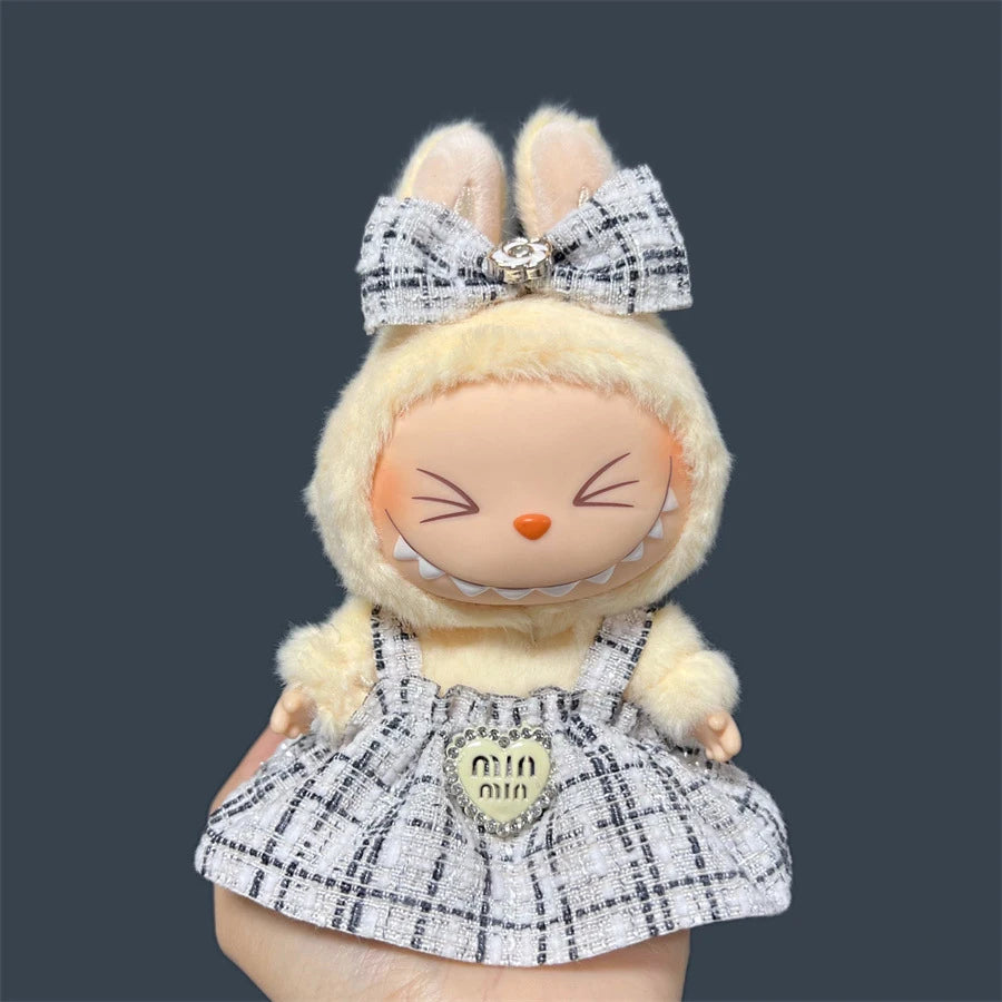 17cm Cute Labubu Doll Clothes
