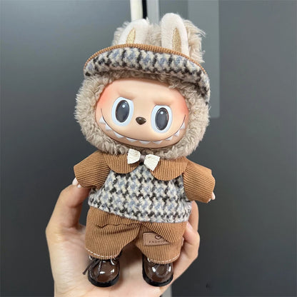 17cm Cute Labubu Doll Clothes