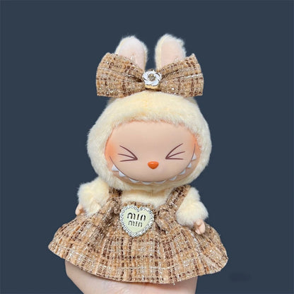 17cm Cute Labubu Doll Clothes