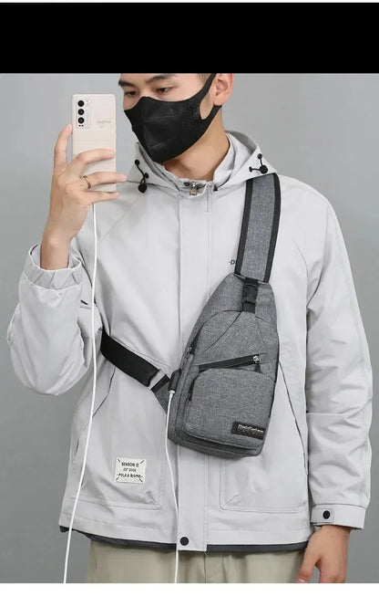 Unisex One-Shoulder Chest Bag
