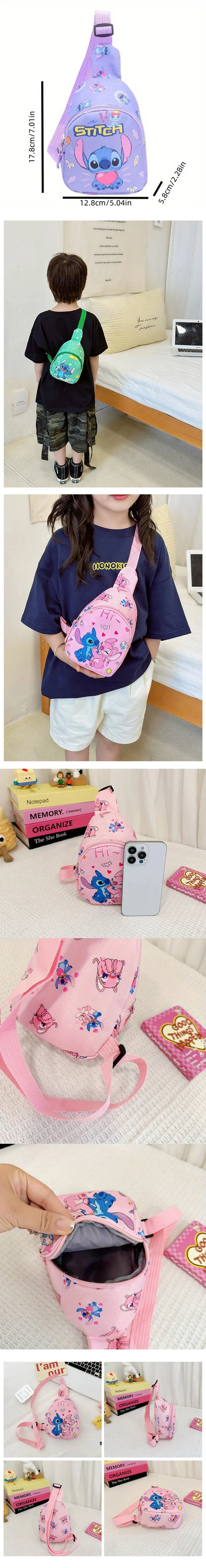 Stitch & Angel Sling Bag
