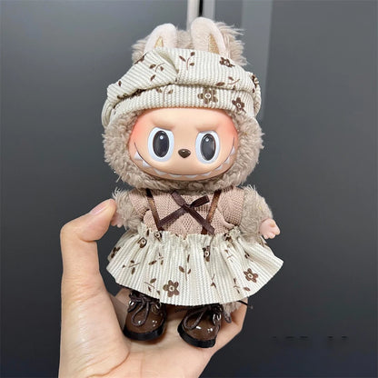 17cm Cute Labubu Doll Clothes