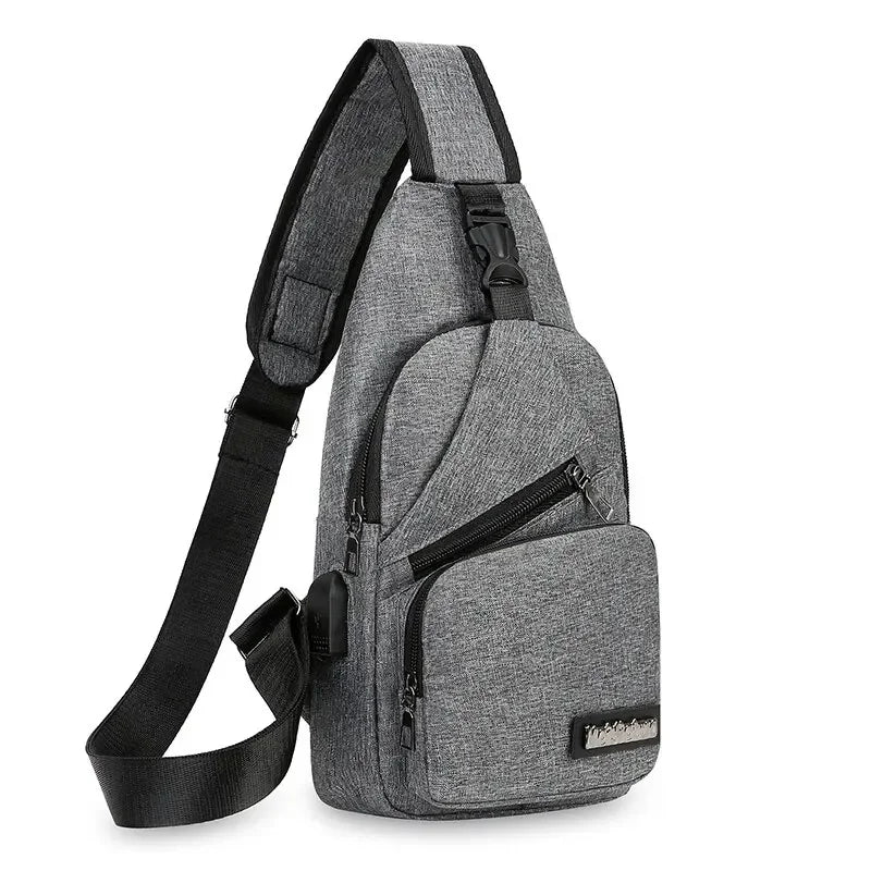 Unisex One-Shoulder Chest Bag
