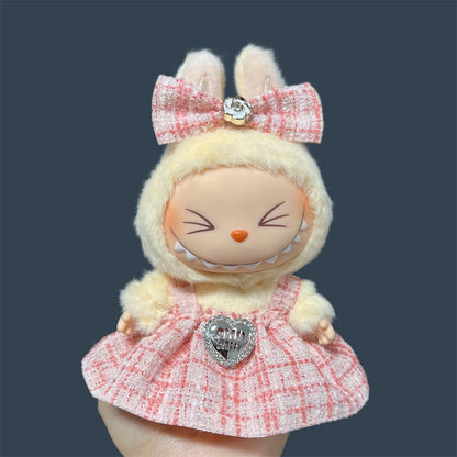17cm Cute Labubu Doll Clothes