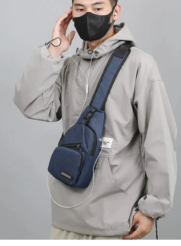 Unisex One-Shoulder Chest Bag