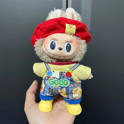 17cm Cute Labubu Doll Clothes