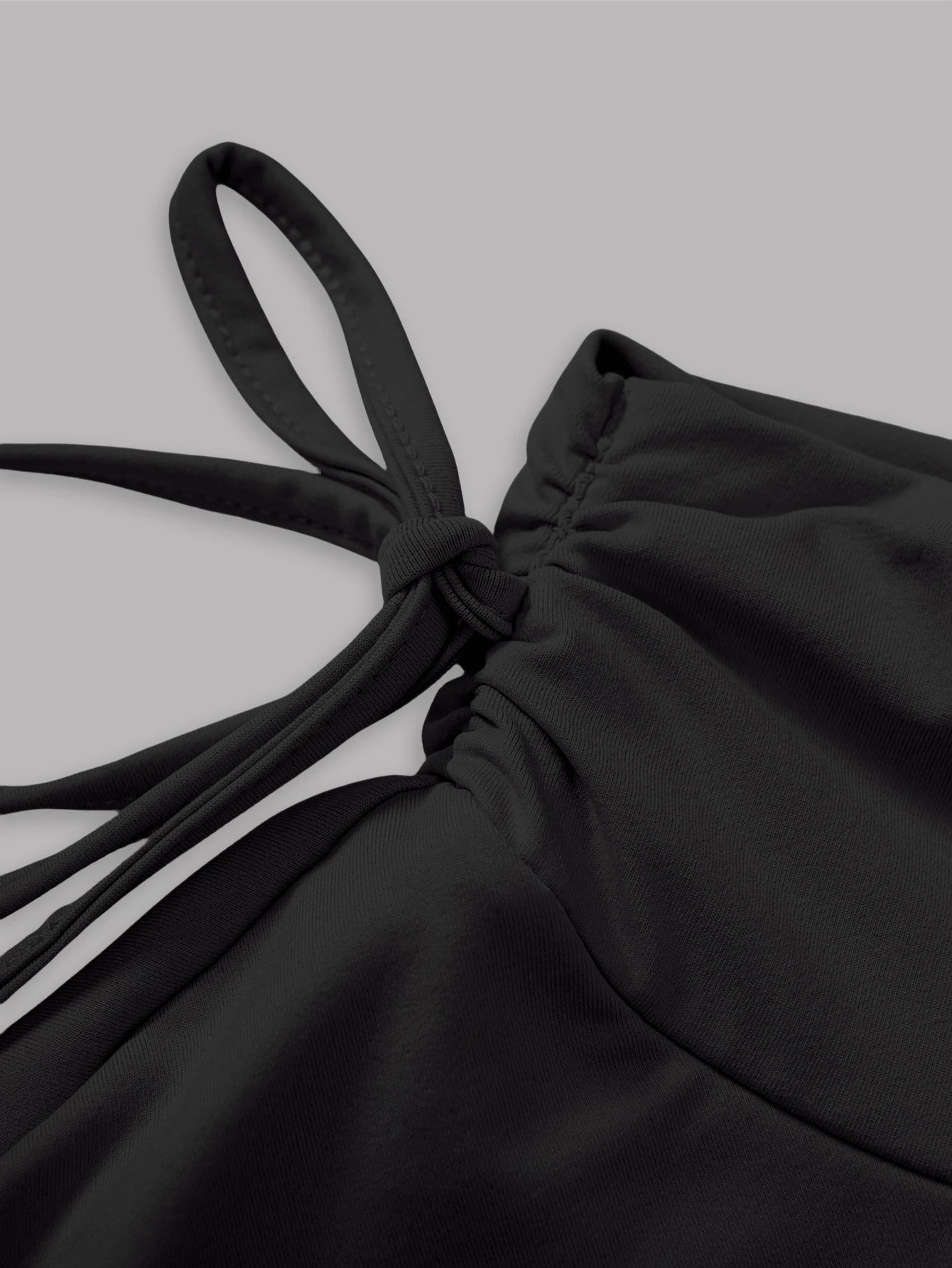 Solid Color High Waist Skirt