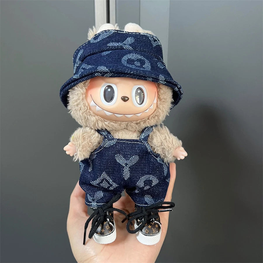 17cm Cute Labubu Doll Clothes