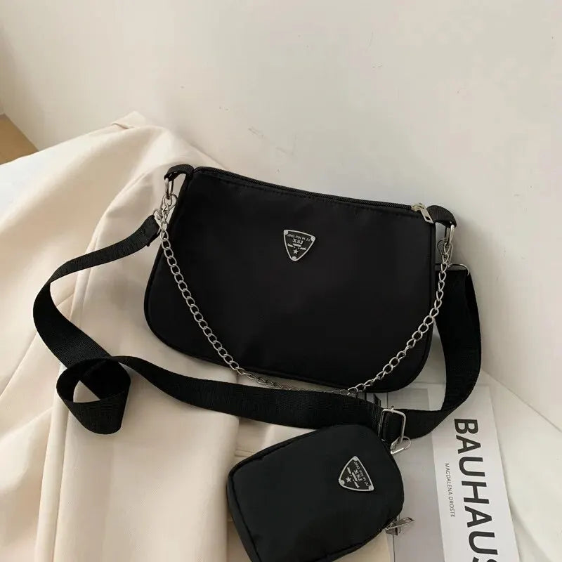 Nylon Crossbody Bag Women