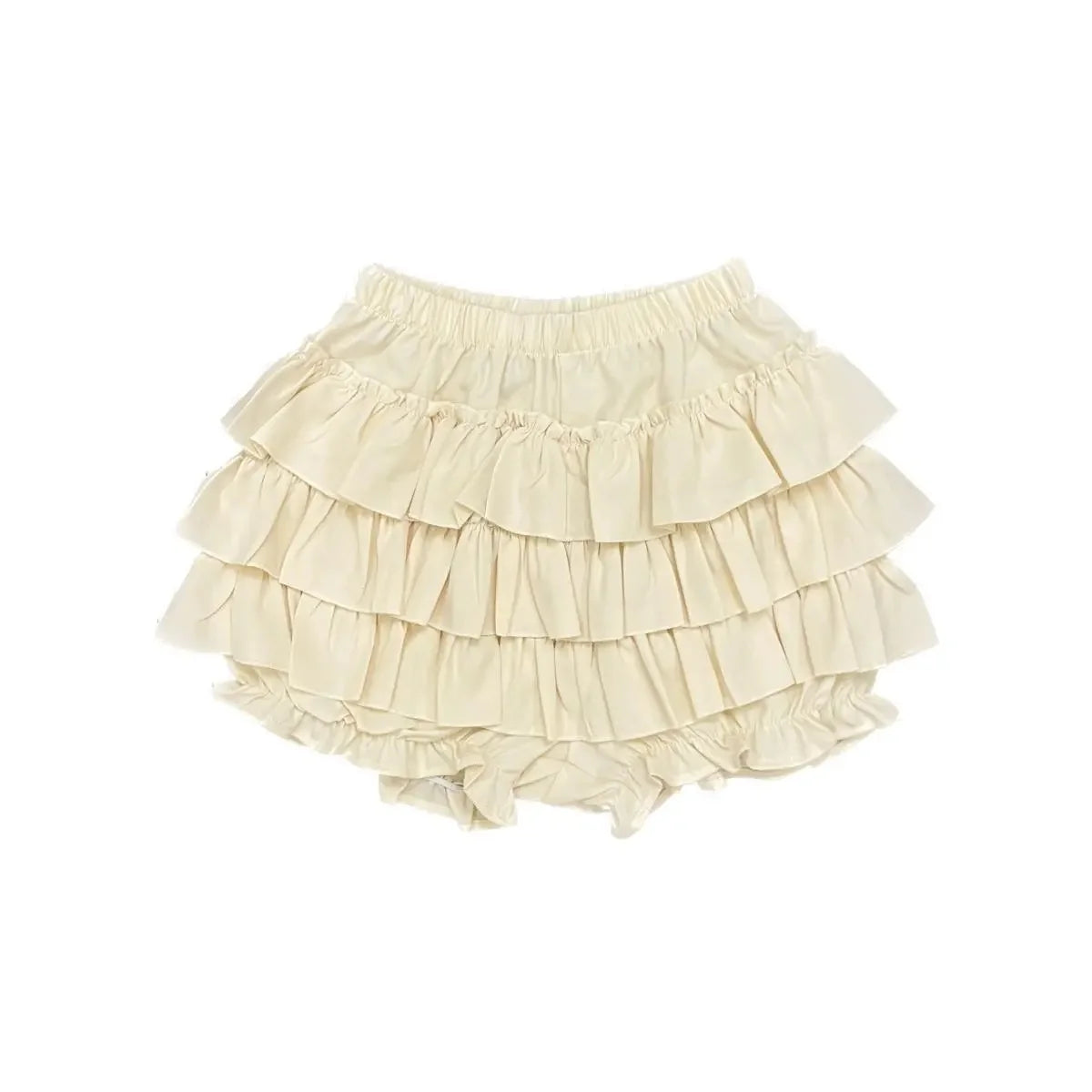 Mini Skirt Cute Sexy Balletcore Elastic High Waist Ball Gown Ruffle Patchwork Lolita Skirt Short Korean Sweet Y2K Women Clothing