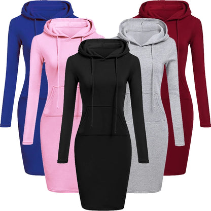 Women’s Autumn Hoodie Dress