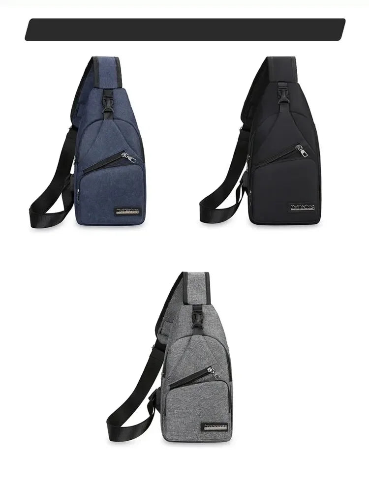 Unisex One-Shoulder Chest Bag