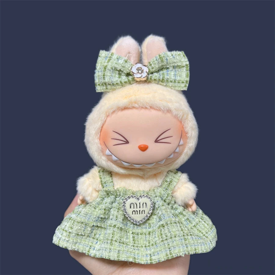 17cm Cute Labubu Doll Clothes