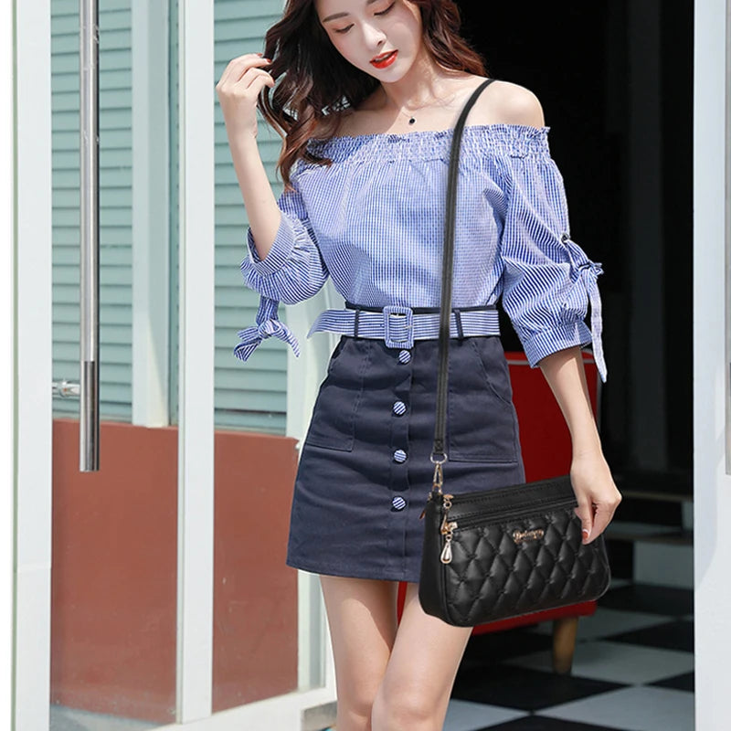 Women’s Embroidery Leather Handbag