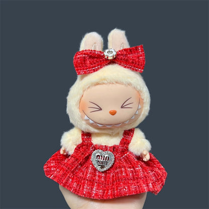 17cm Cute Labubu Doll Clothes