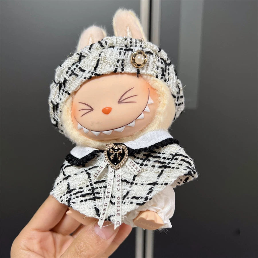 17cm Cute Labubu Doll Clothes