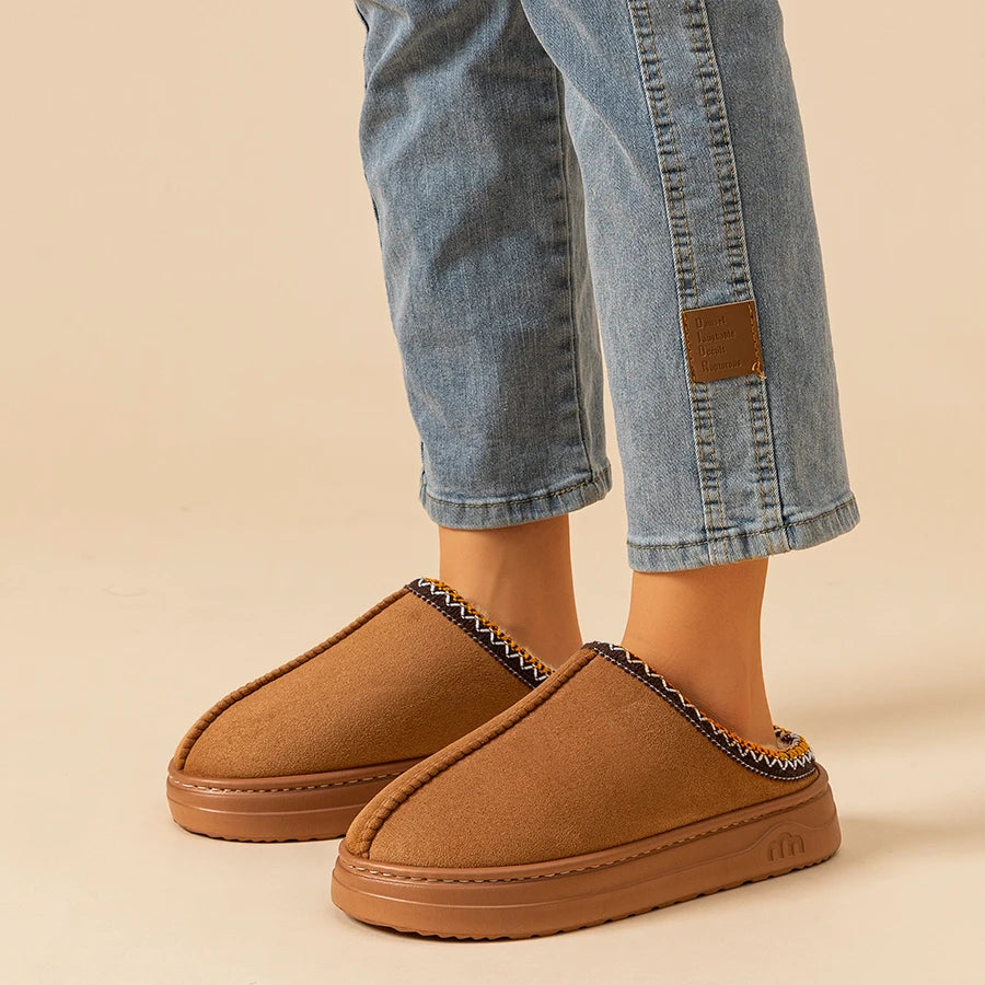 Winter Plush Slippers Couple