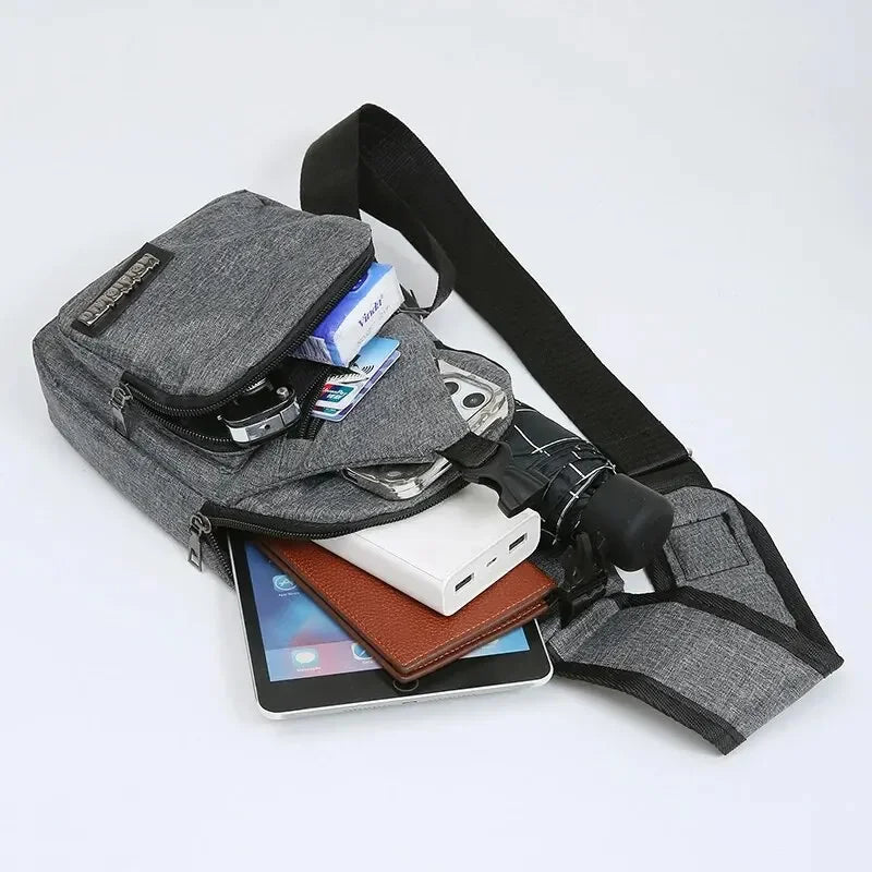 Unisex One-Shoulder Chest Bag