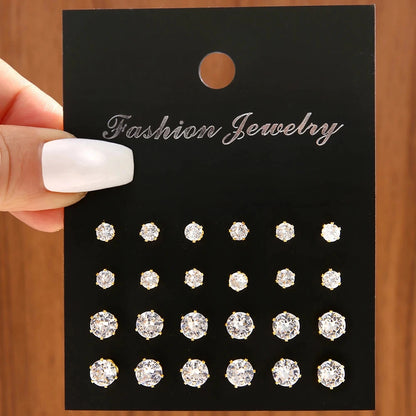 Elegant Crystal Stud Earrings