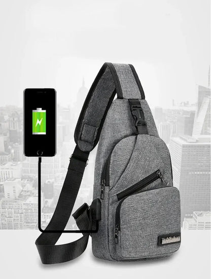 Unisex One-Shoulder Chest Bag