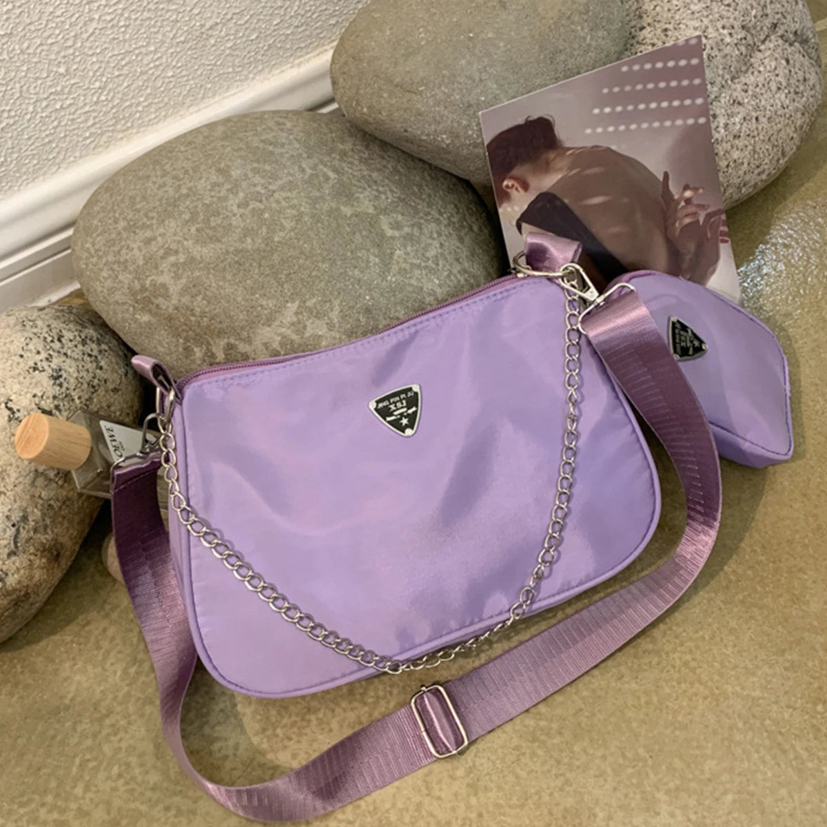 Nylon Crossbody Bag Women