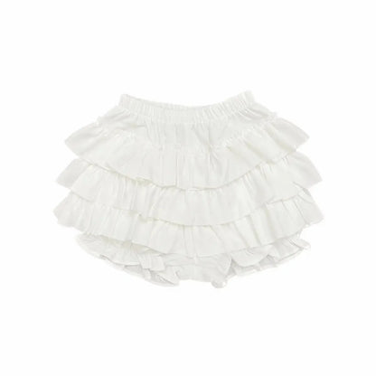 Mini Skirt Cute Sexy Balletcore Elastic High Waist Ball Gown Ruffle Patchwork Lolita Skirt Short Korean Sweet Y2K Women Clothing