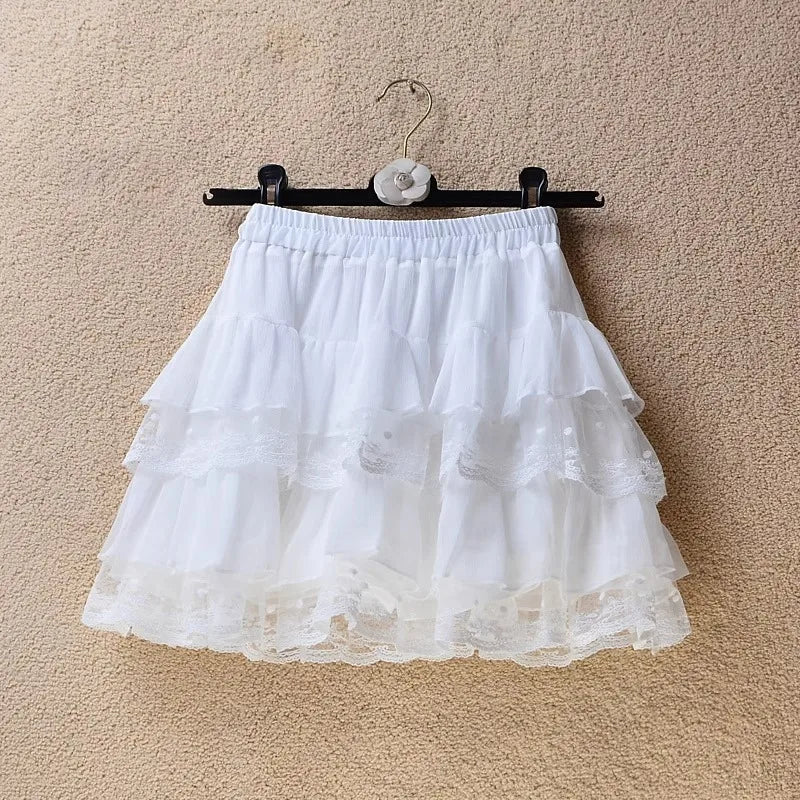 Women’s Gothic Lace Tutu Skirt