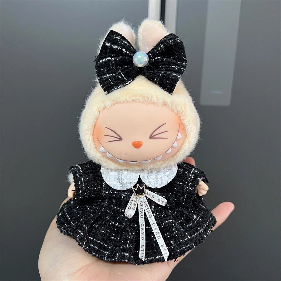 17cm Cute Labubu Doll Clothes