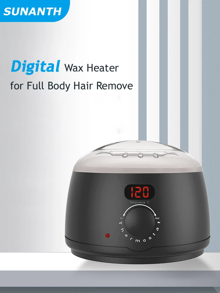 Wax Heater 500ML Set with Digital Display + 200g Wax Beans