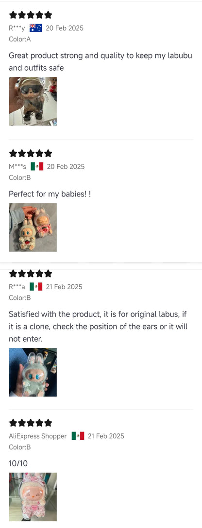 Labubu Doll Clear Case