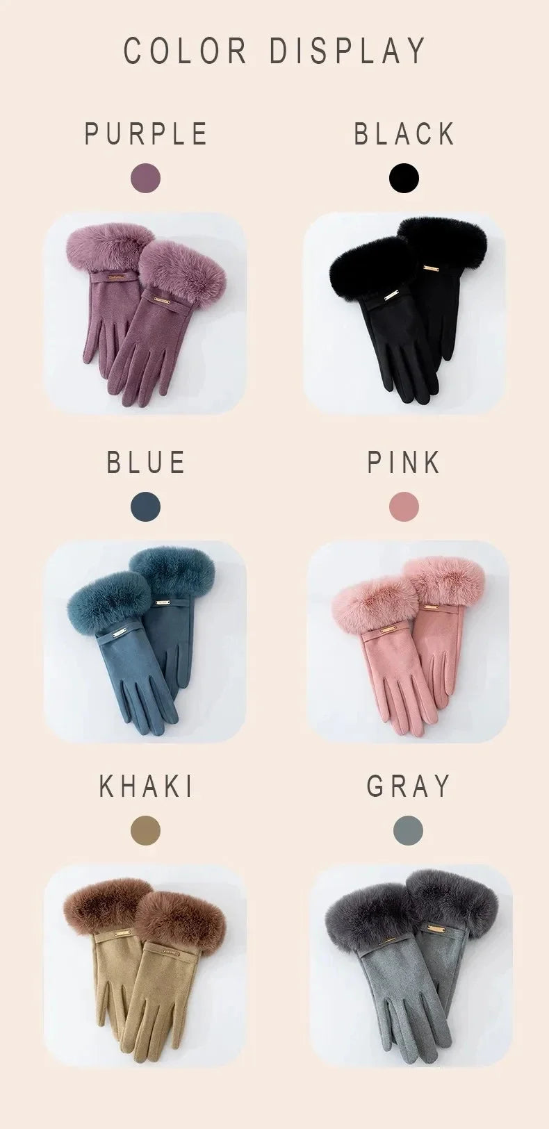 Women’s Winter Touchscreen Gloves