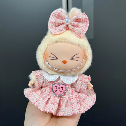 17cm Cute Labubu Doll Clothes