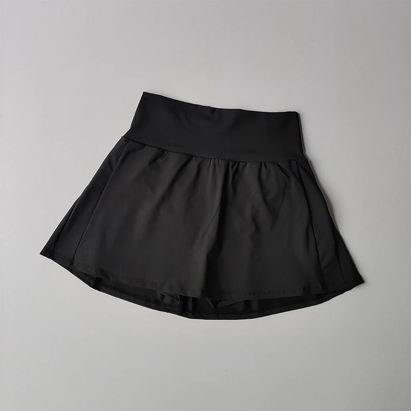Summer High Waist Sports Short Skirt Lined Shorts Fitness Yoga Quick Dry Running Sport Skirts Tennis Skirt Golf Wear for Women