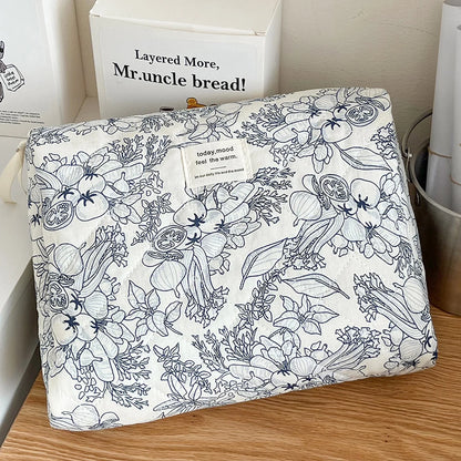 Vintage Floral Cosmetic Bag