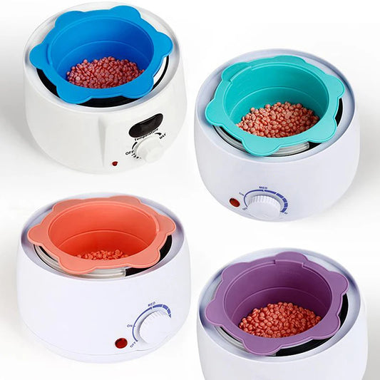 Heat-Resistant Silicone Wax Warmer Bowl with Stirring Stick